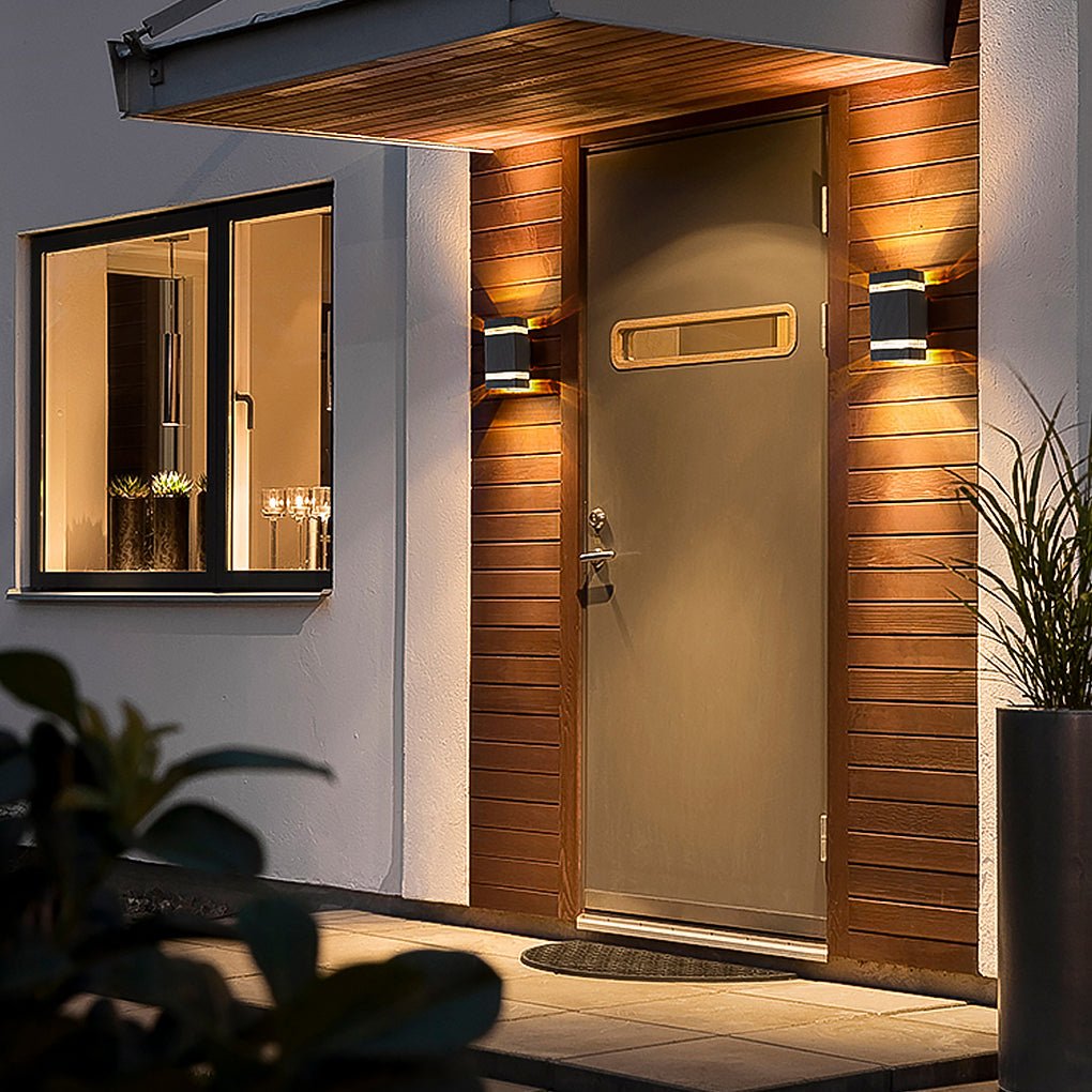 Modern Square &amp; Round Up and Down LED Wall Sconce