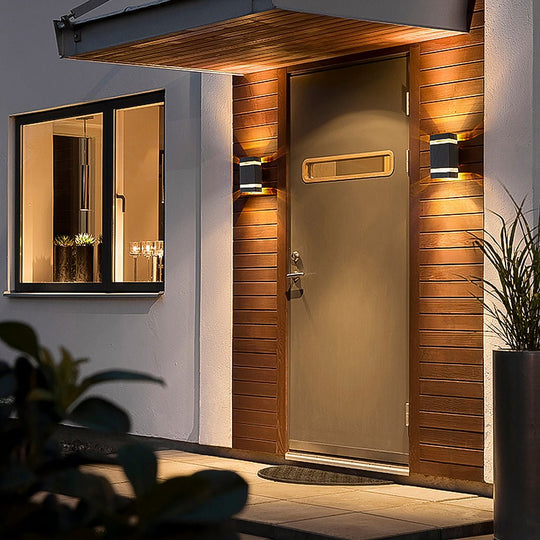 Modern Square &amp; Round Up and Down LED Wall Sconce