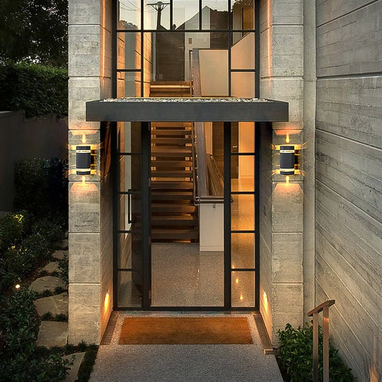 Modern Square &amp; Round Up and Down LED Wall Sconce