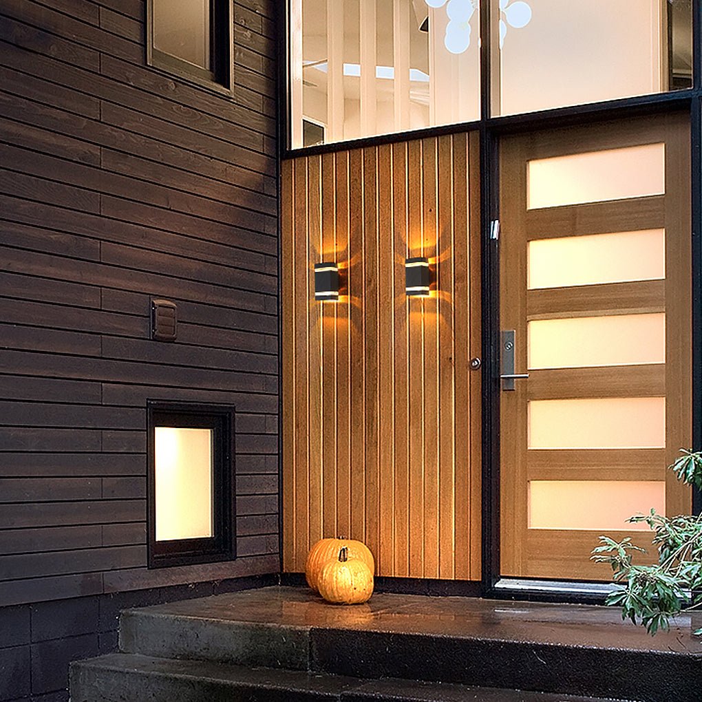 Modern Square &amp; Round Up and Down LED Wall Sconce