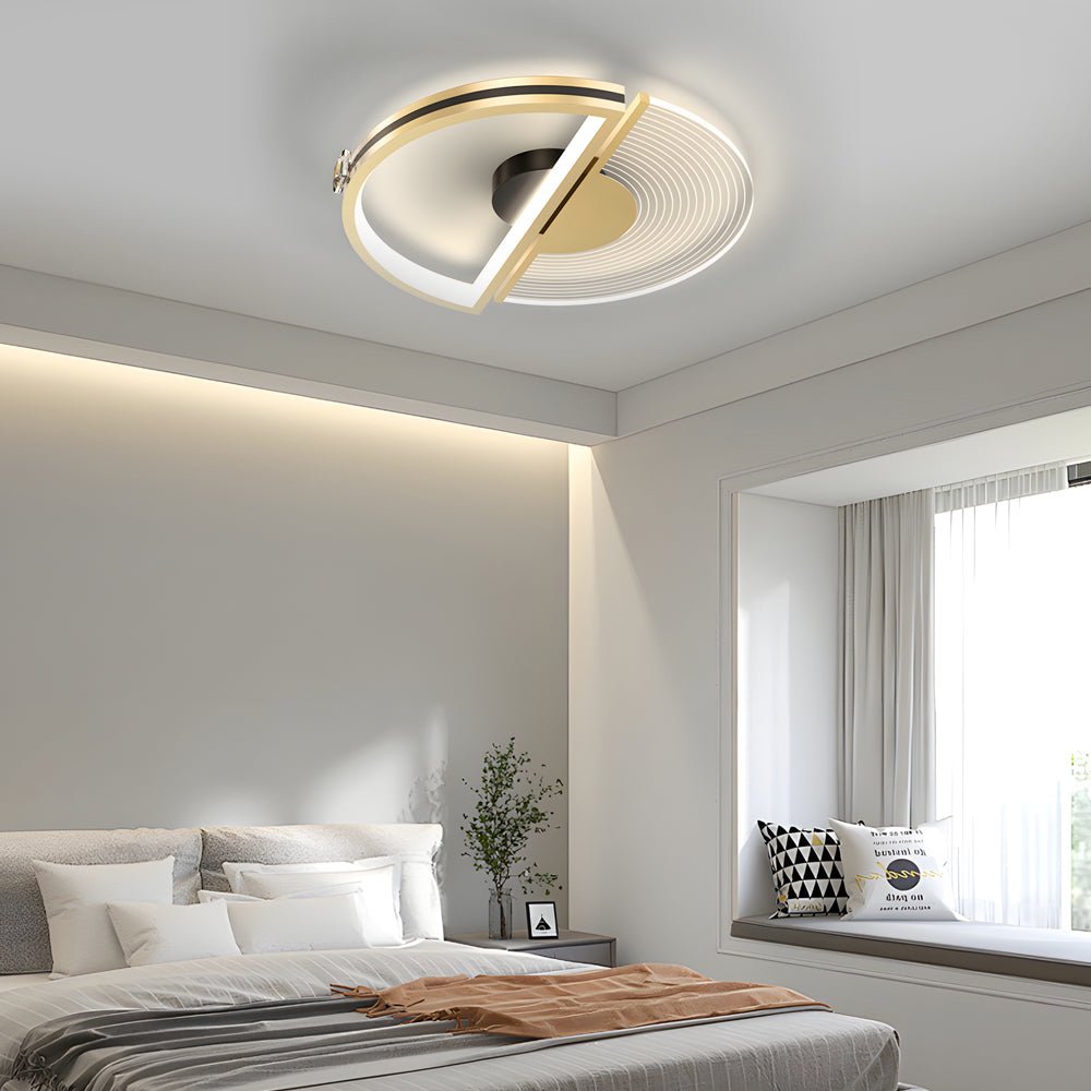 Personalized Round Ceiling Light with 3-Step Dimming