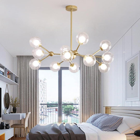 Radiant Beauty 12-Light Sputnik LED Chandelier