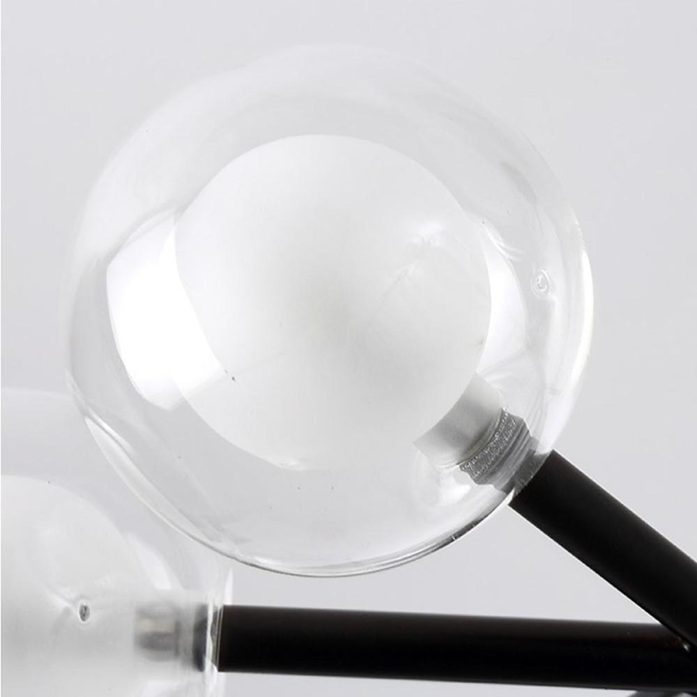 Novelty 30-Light Glass Orb Bubble LED Sputnik Sphere Chandelier – 33" Wide