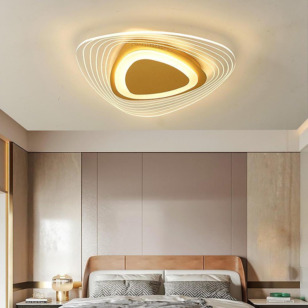 Geometric Shaped Nordic LED Semi-Flush Mount Ceiling Light