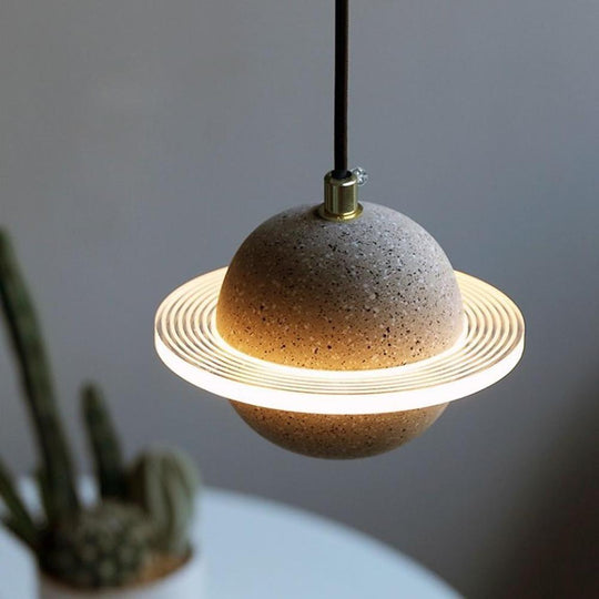 Saturn Acrylic LED Modern Pendant Ceiling Light