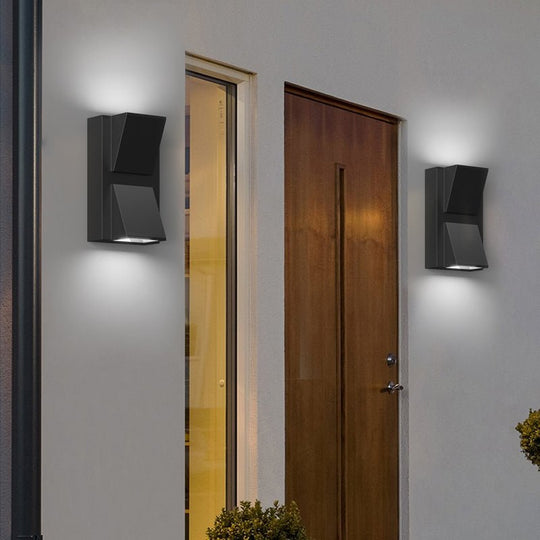 Rectangular Up &amp; Down Lighting LED Modern Wall Lamp