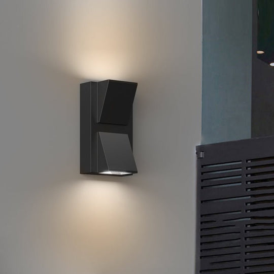 Rectangular Up &amp; Down Lighting LED Modern Wall Lamp