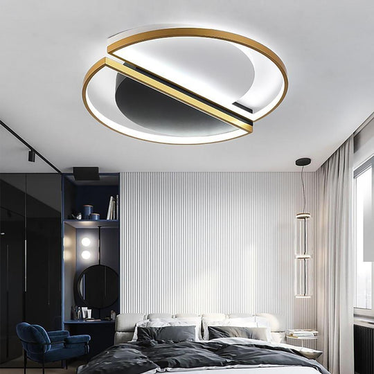 Rectangle &amp; Round LED Modern Flush Mount Ceiling Light