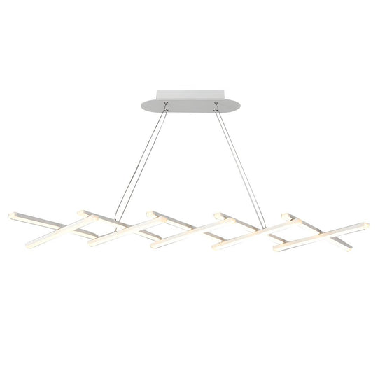 Retractable Strips Creative Dimmable with Remote Control LED Pendant Lights