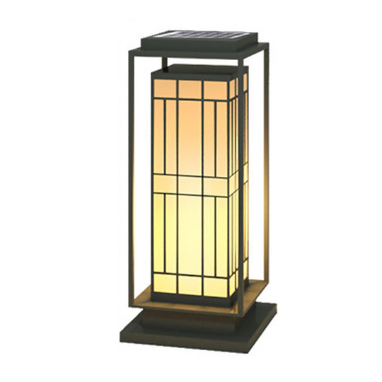 Asian Inspired Solar Path Lights Elegant Retro LED Decor for Outdoor Spaces