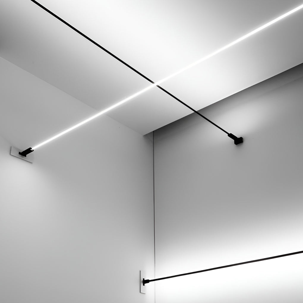 Rotatable Skyline Linear LED Ceiling Light – Slim Steel Line Design
