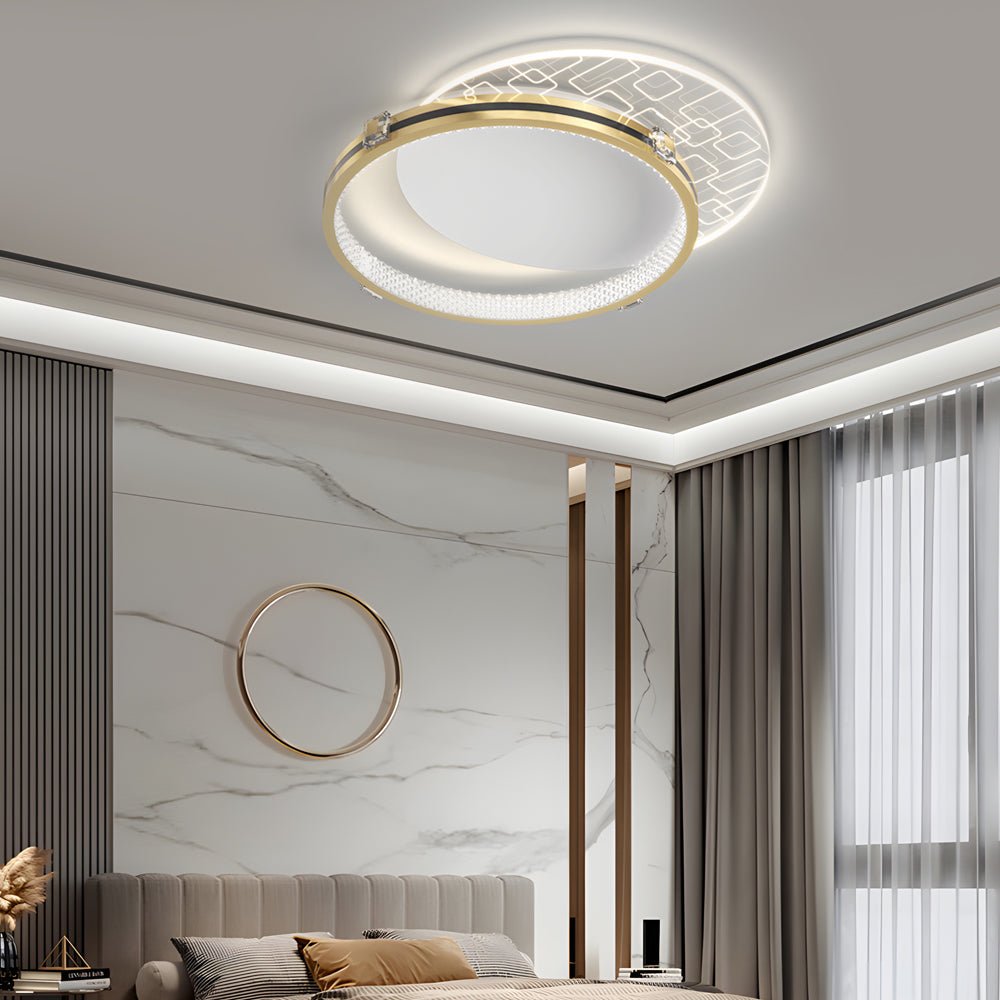 Round Acrylic Ceiling Light with 3-Step Dimming
