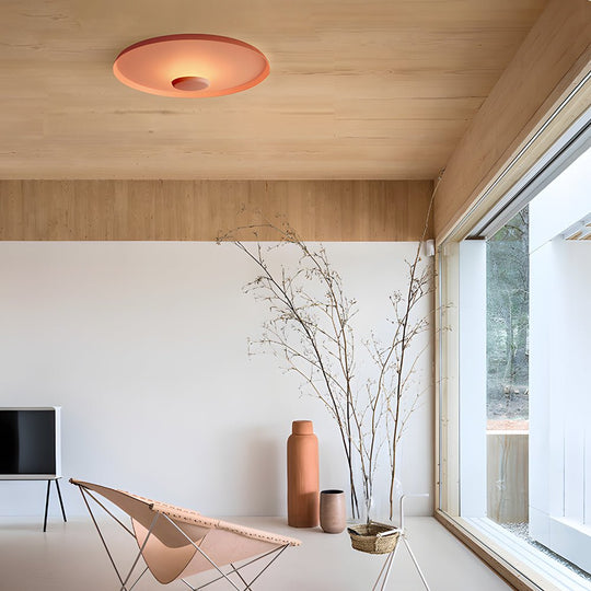 Round Aluminum LED Top Ceiling &amp; Wall Lamp – 9.8"/15.7"/23.6"