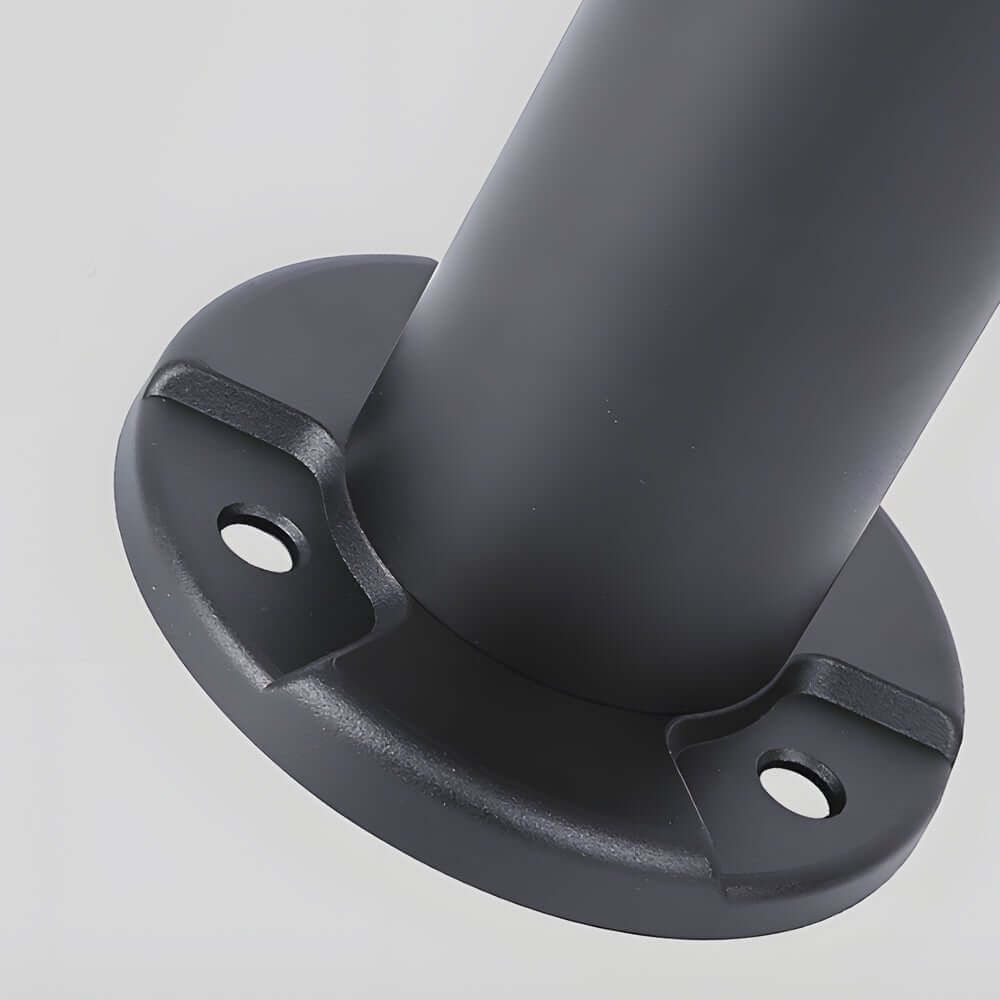 Sleek Black Solar LED Lawn Path Light – Contemporary Outdoor Lighting