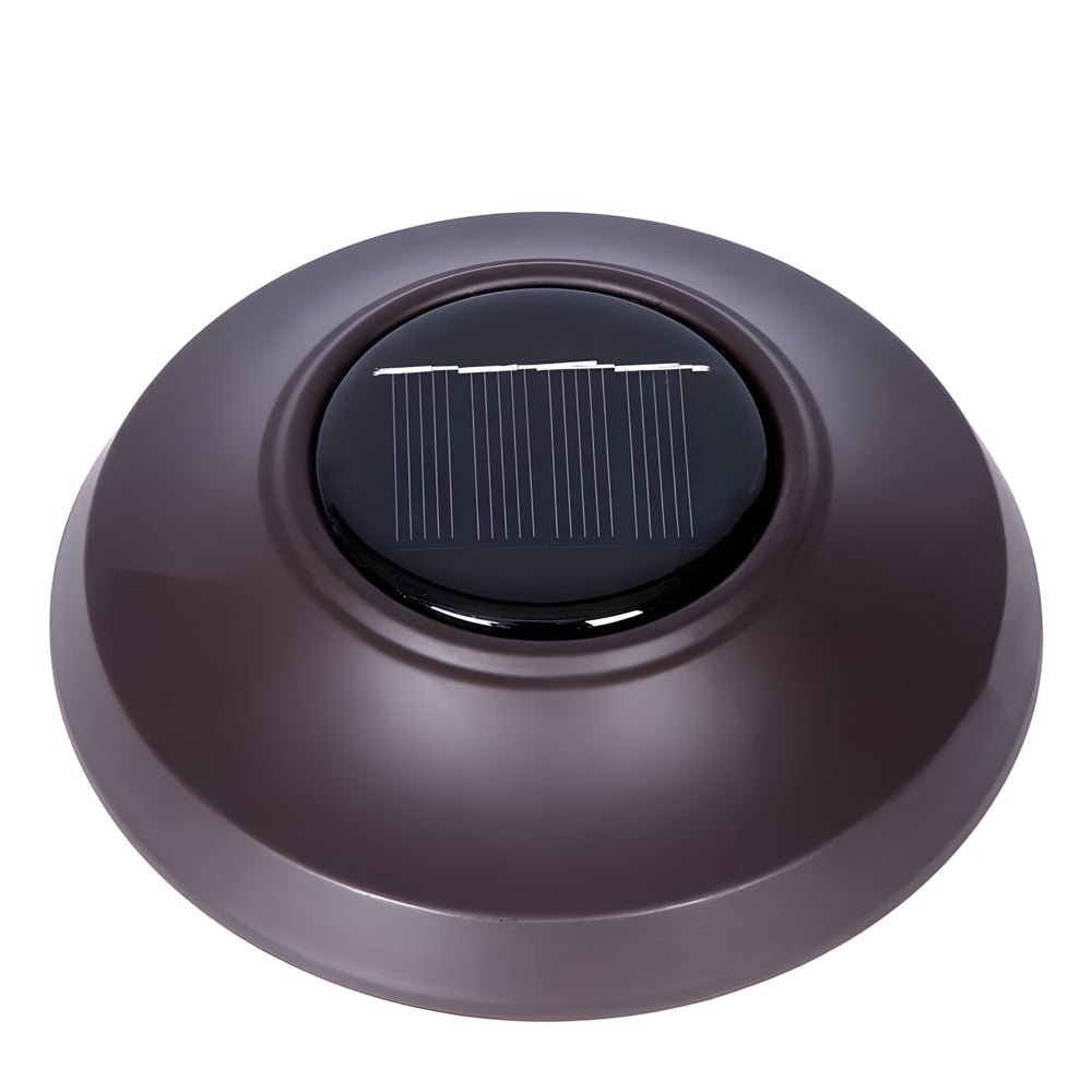 Solar Glass &amp; Metal LED Stake Lawn Light