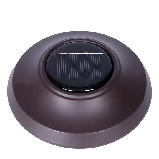 Solar Glass &amp; Metal LED Stake Lawn Light