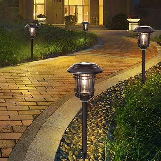 Durable Solar Outdoor Lights with Stainless Steel and Glass
