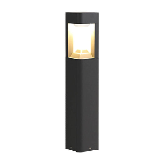 Triple Side Emitting Solar LED Garden Bollard Lights Heart Design &amp; Weatherproof