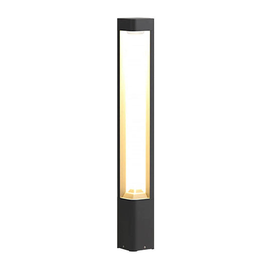 Triple Side Emitting Solar LED Garden Bollard Lights Heart Design &amp; Weatherproof