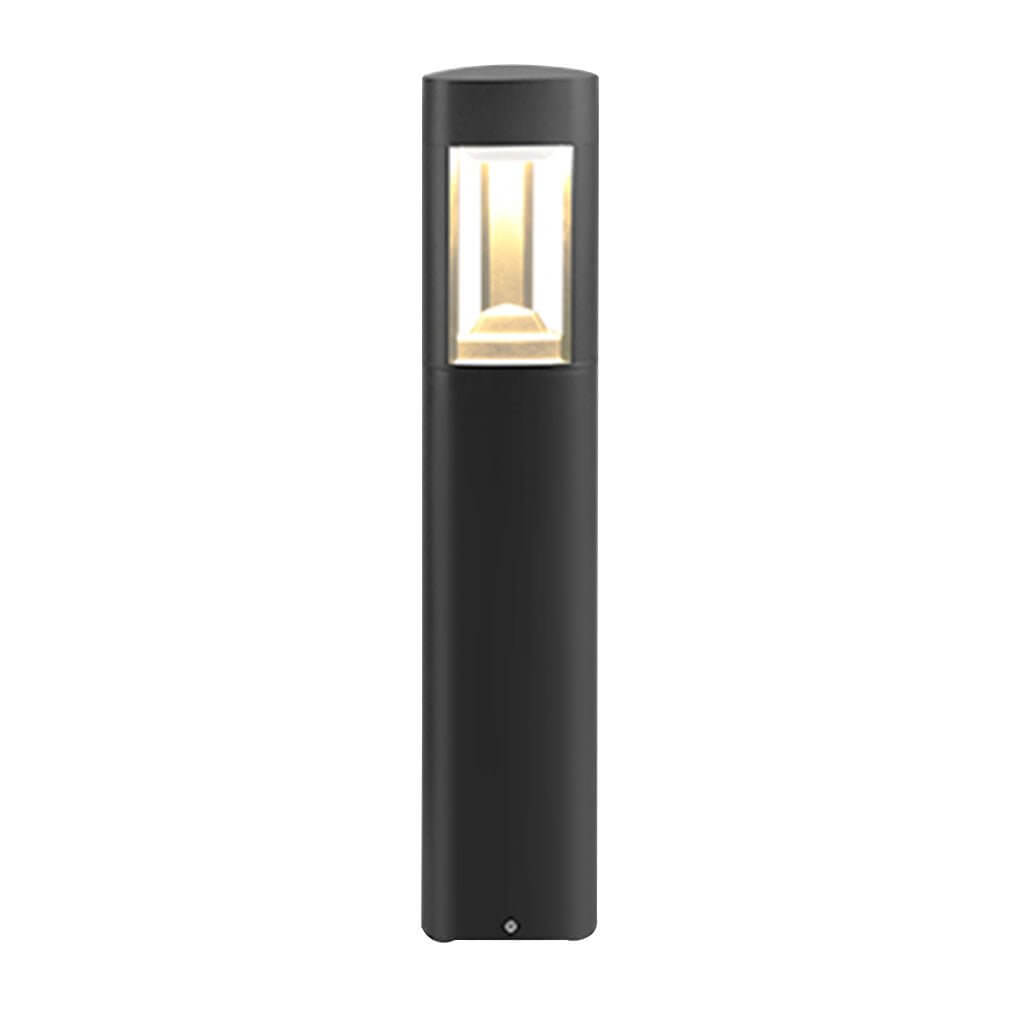 Triple Side Emitting Solar LED Garden Bollard Lights Heart Design &amp; Weatherproof
