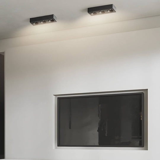 Square LED Anti Glare Flush Mount Ceiling Light