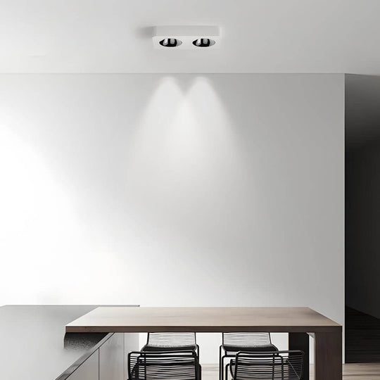 Square LED Anti Glare Flush Mount Ceiling Light