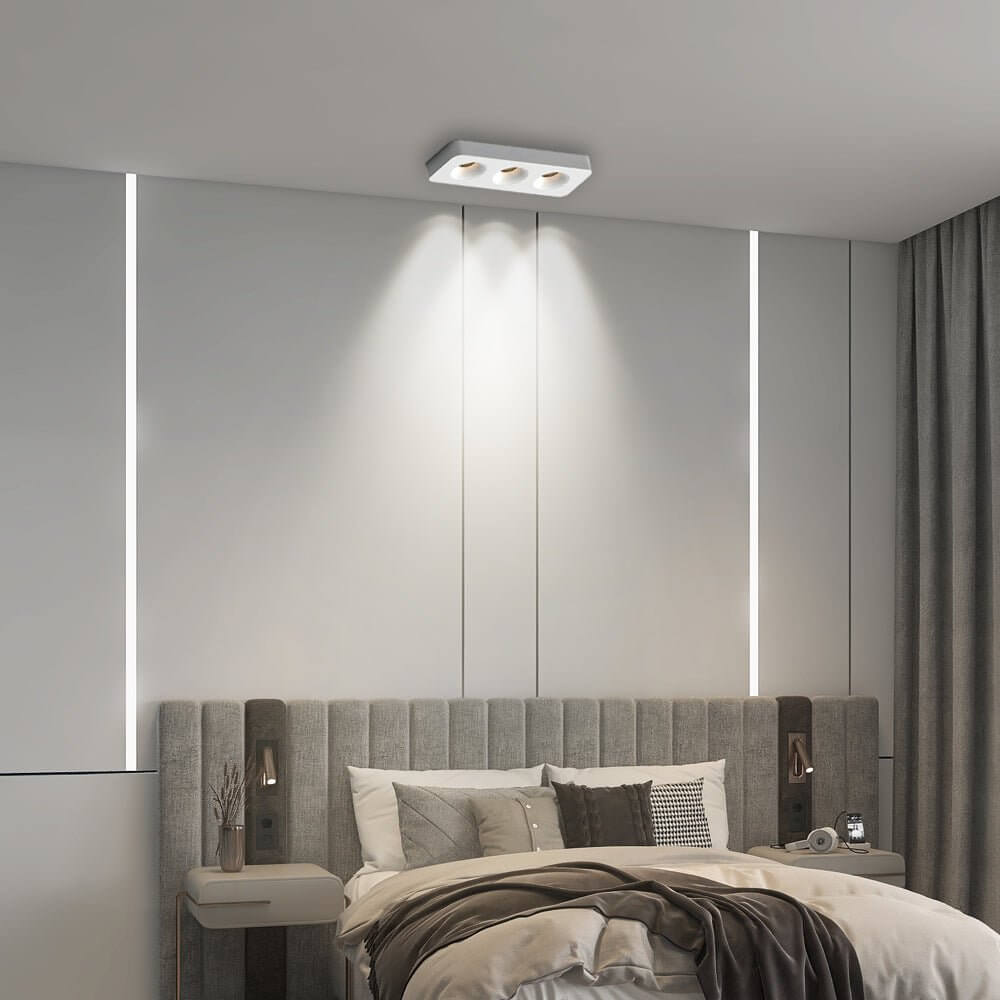 Square LED Anti Glare Flush Mount Ceiling Light