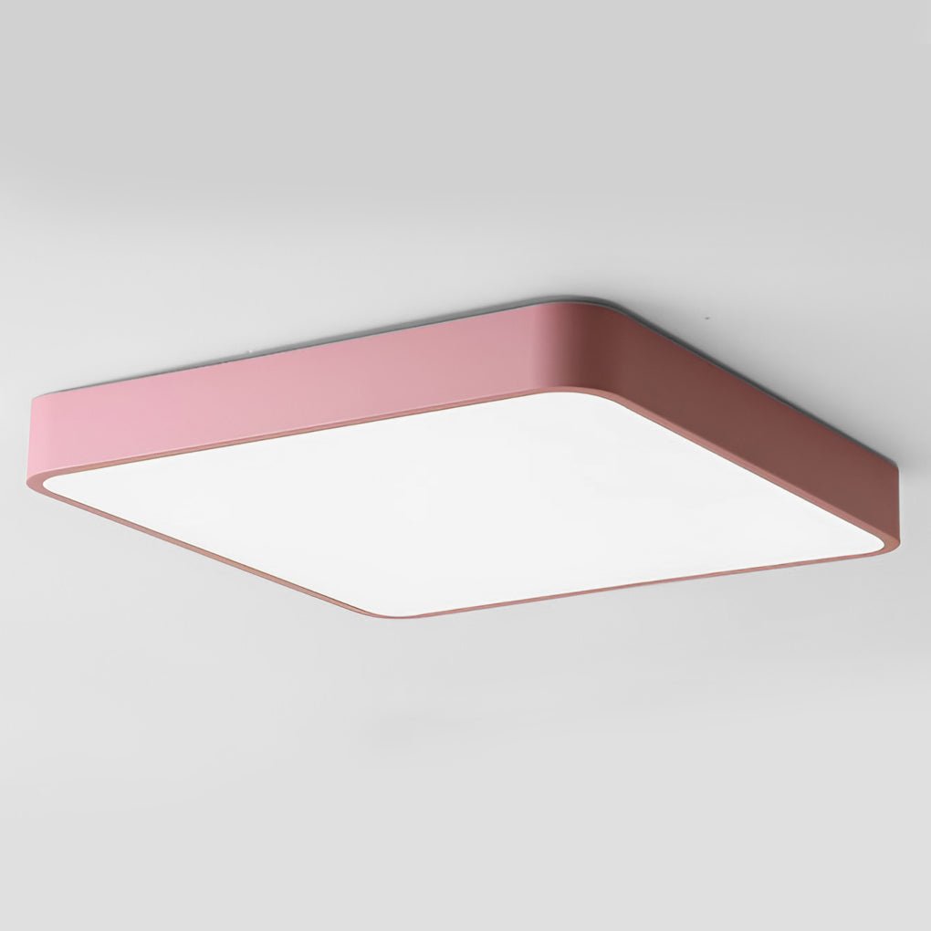 Square LED Flush Mount Light for Baby &amp; Kids Rooms, Living Room, or Bedroom