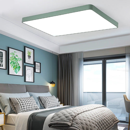 Square LED Flush Mount Light for Baby &amp; Kids Rooms, Living Room, or Bedroom