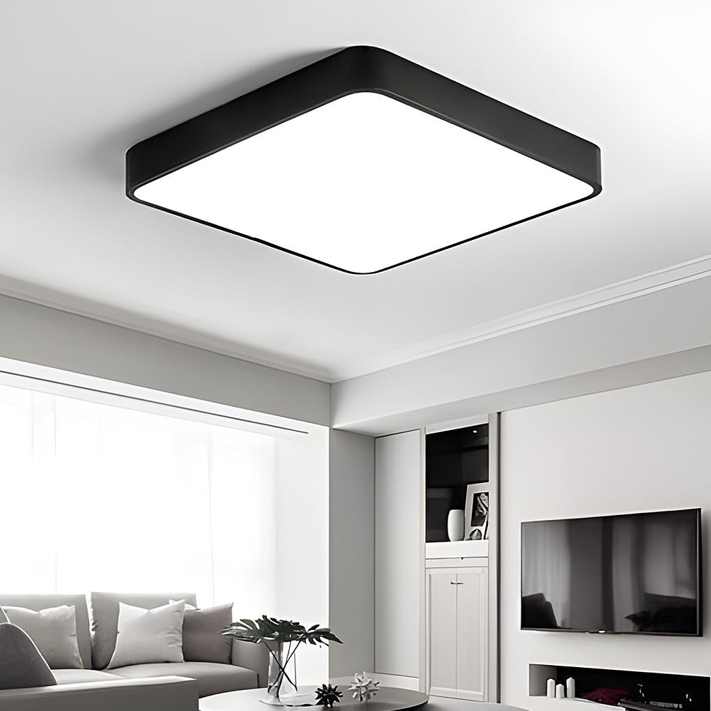 Square LED Flush Mount Light for Baby &amp; Kids Rooms, Living Room, or Bedroom