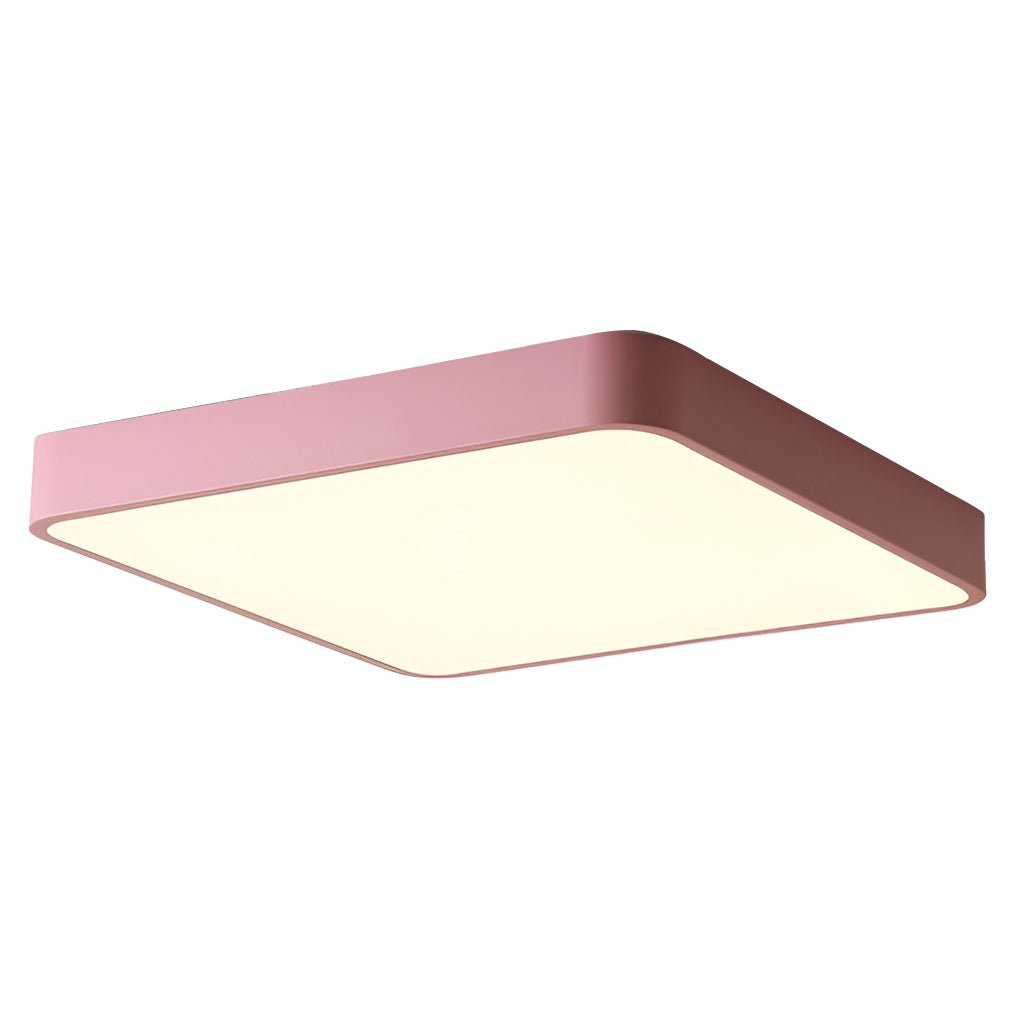 Square LED Flush Mount Light for Baby &amp; Kids Rooms, Living Room, or Bedroom