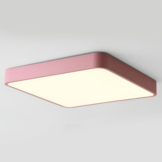 Square LED Flush Mount Light for Baby &amp; Kids Rooms, Living Room, or Bedroom