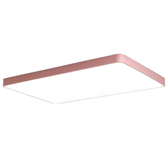 Square LED Flush Mount Light for Baby &amp; Kids Rooms, Living Room, or Bedroom