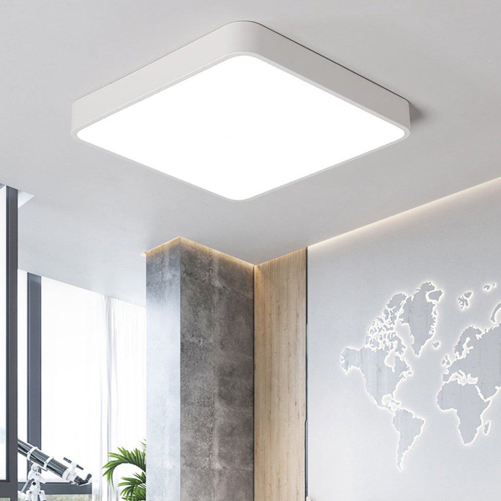 Square LED Flush Mount Light for Baby &amp; Kids Rooms, Living Room, or Bedroom