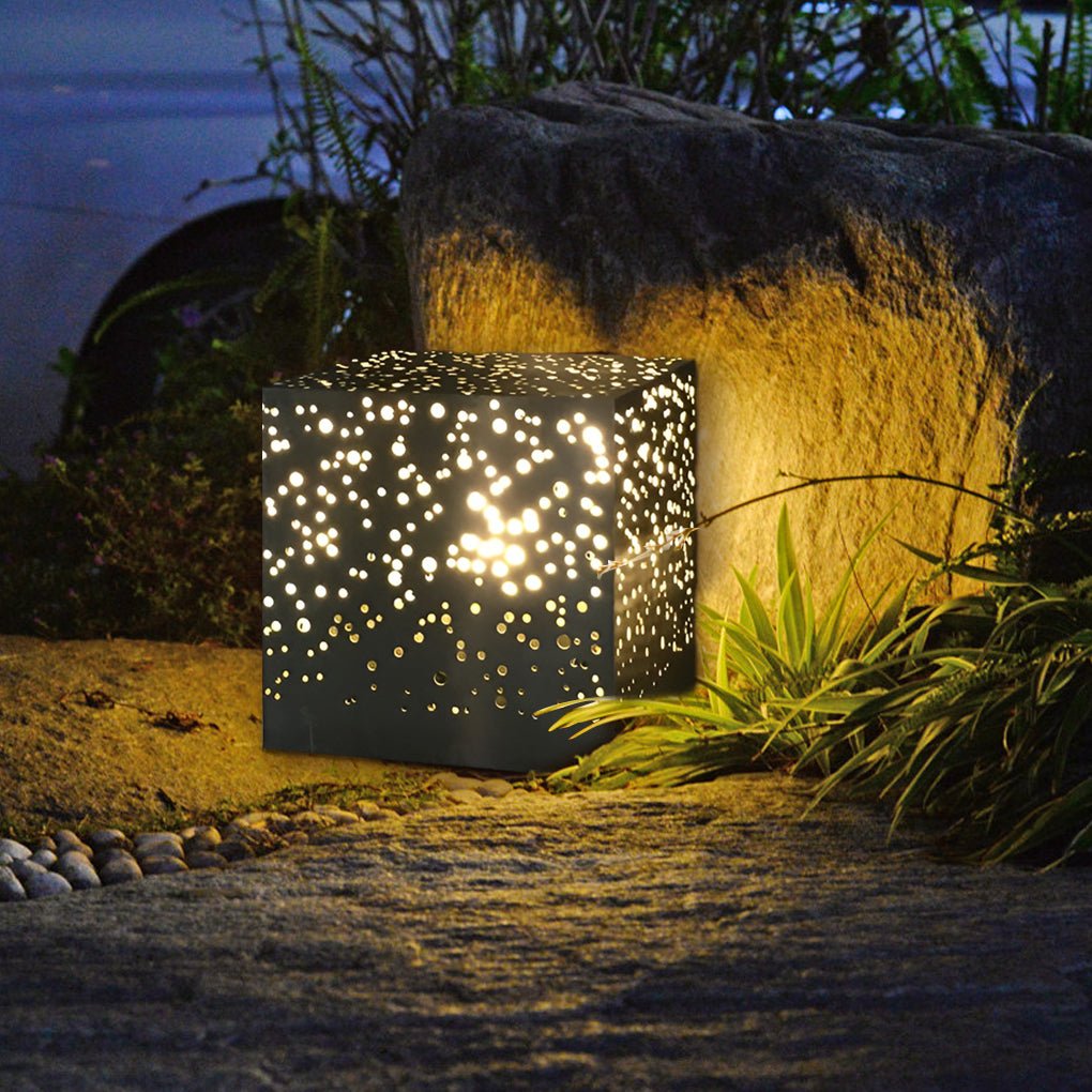 Square LED Outdoor Post Lights Modern Pillar &amp; Deck Lighting