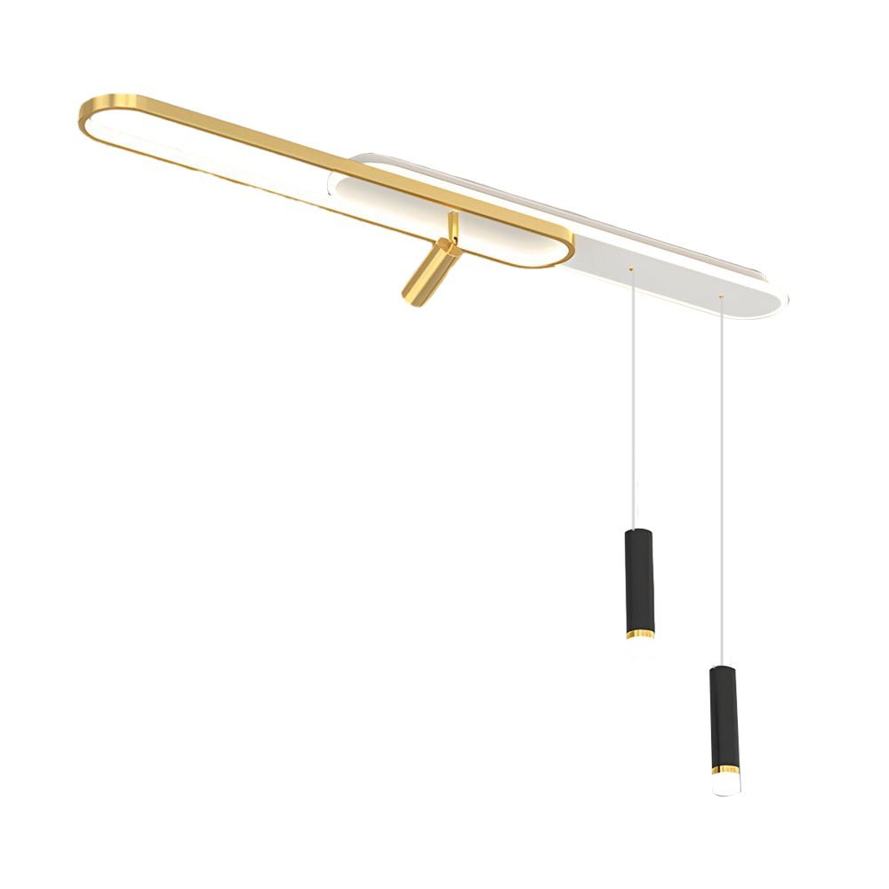 Modern Ceiling Light with Spotlights &amp; Hanging Lamp – LED