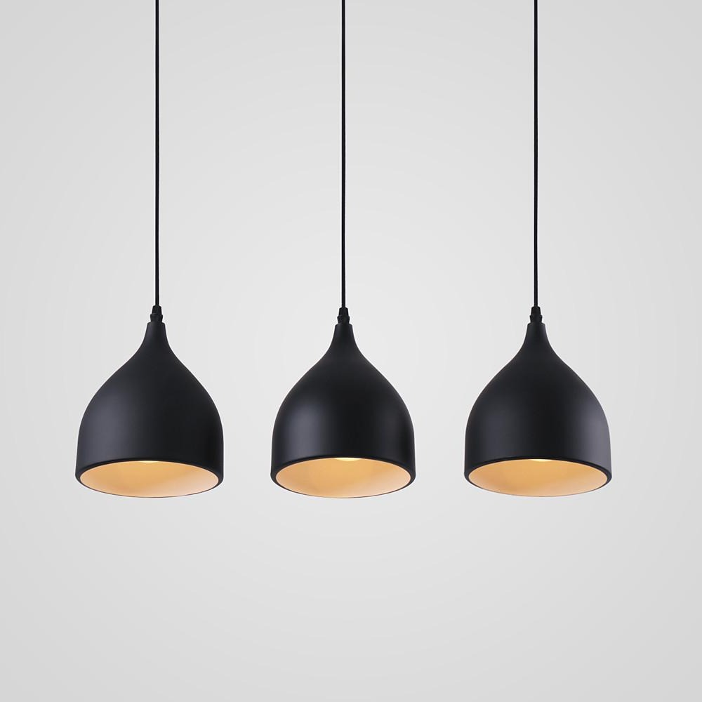 3-Light LED Modern Pendant Lights Hanging Lamp Island Lights Chandelier