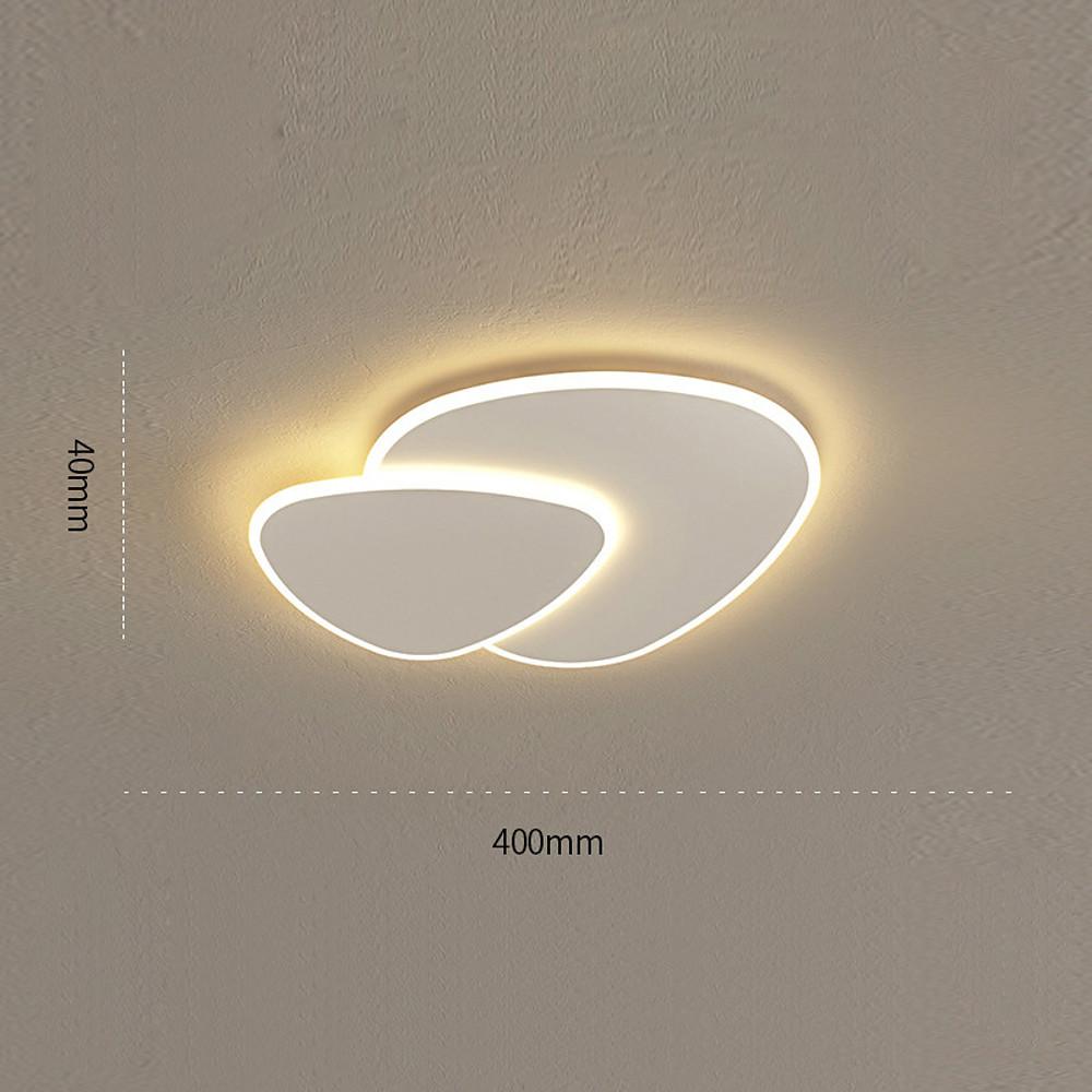 Geometric Shapes Dimmable LED White Modern Flush Mount Ceiling Light