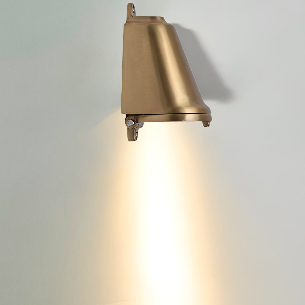 Vintage Bell-Shaped Outdoor LED Wall Sconce