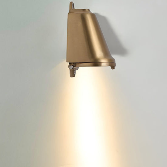 Vintage Bell-Shaped Outdoor LED Wall Sconce
