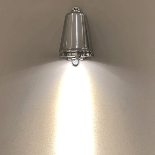 Vintage Bell-Shaped Outdoor LED Wall Sconce