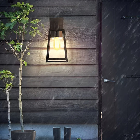 Vintage Industrial Style Glass Sconce Waterproof Outdoor Wall Lights Wall Lamp