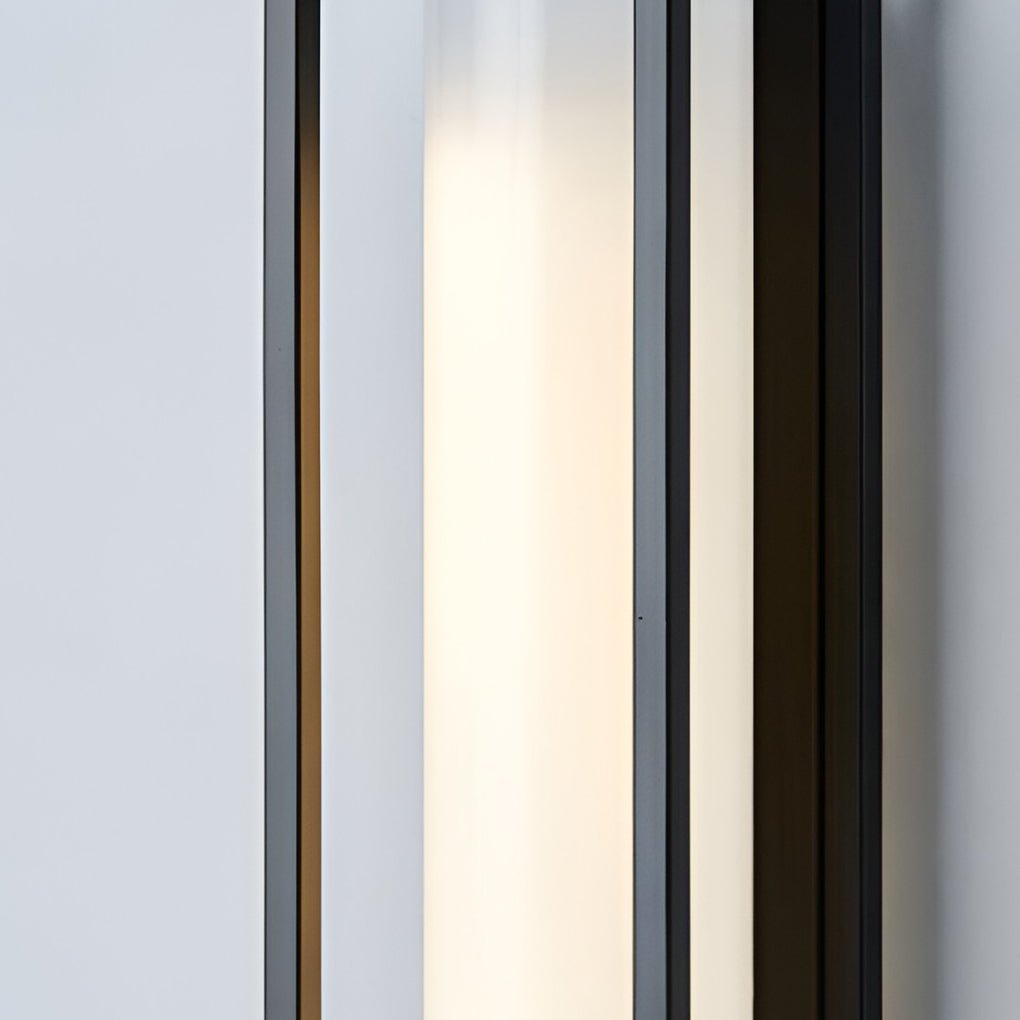 Vintage Geometric Wall Sconce – Metal &amp; White Jade Glass