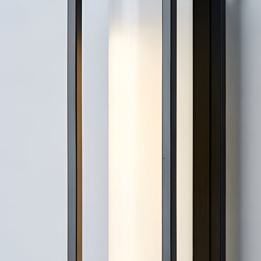 Vintage Geometric Wall Sconce – Metal &amp; White Jade Glass
