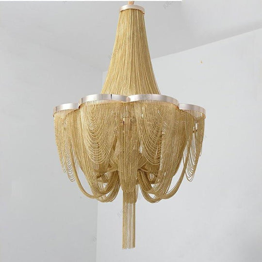 Silver 6-Light Electroplated Metal Modern Chandelier – Kitchen &amp; Dining