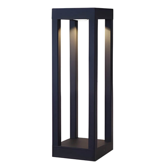 Black Aluminum Garden LED 7W 4-Beam Landscape Bollard Lights