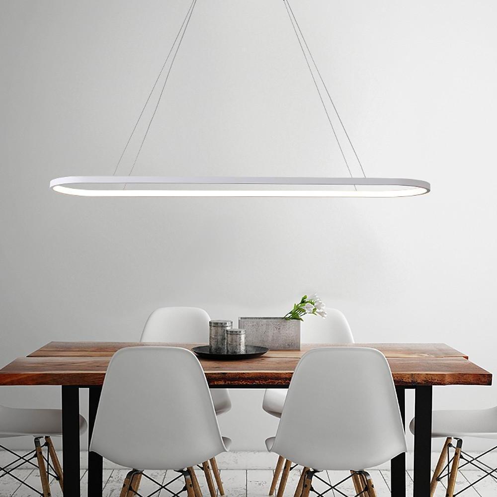 Linear Rectangle Chandelier – LED Dining Room Chandeliers