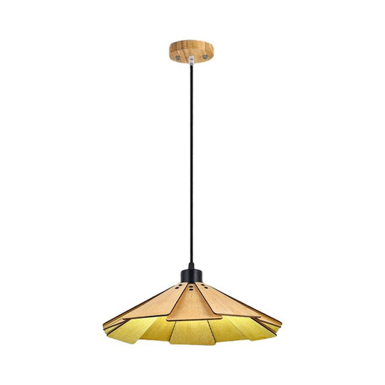 Wood Japanese Wabi-Sabi Retro Nordic Chandelier Dining Room Light Fixture
