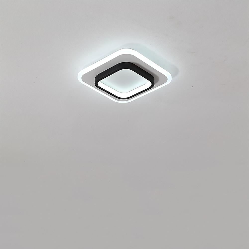 Double Square Shaped Flush Mount LED Ceiling Light for Kitchen Sink