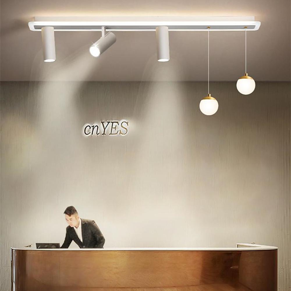 Modern Blending Flush Mount and Pendant LED Ceiling Light – Kitchen Island